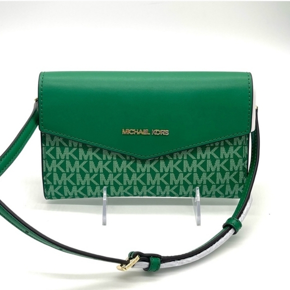 🔹️Michael Kors 🔹️Green Large Charlotte 3 in 1 Convertible Tote Bag ✨️💚 - Picture 12 of 12